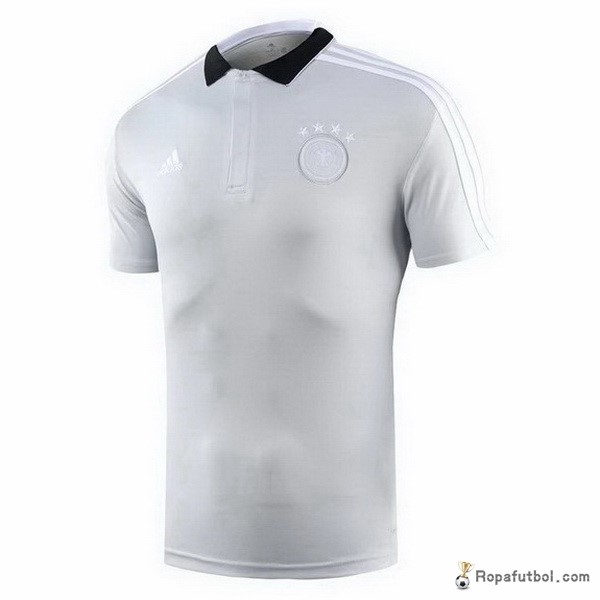 Polo Alemania 2018 Gris Claro